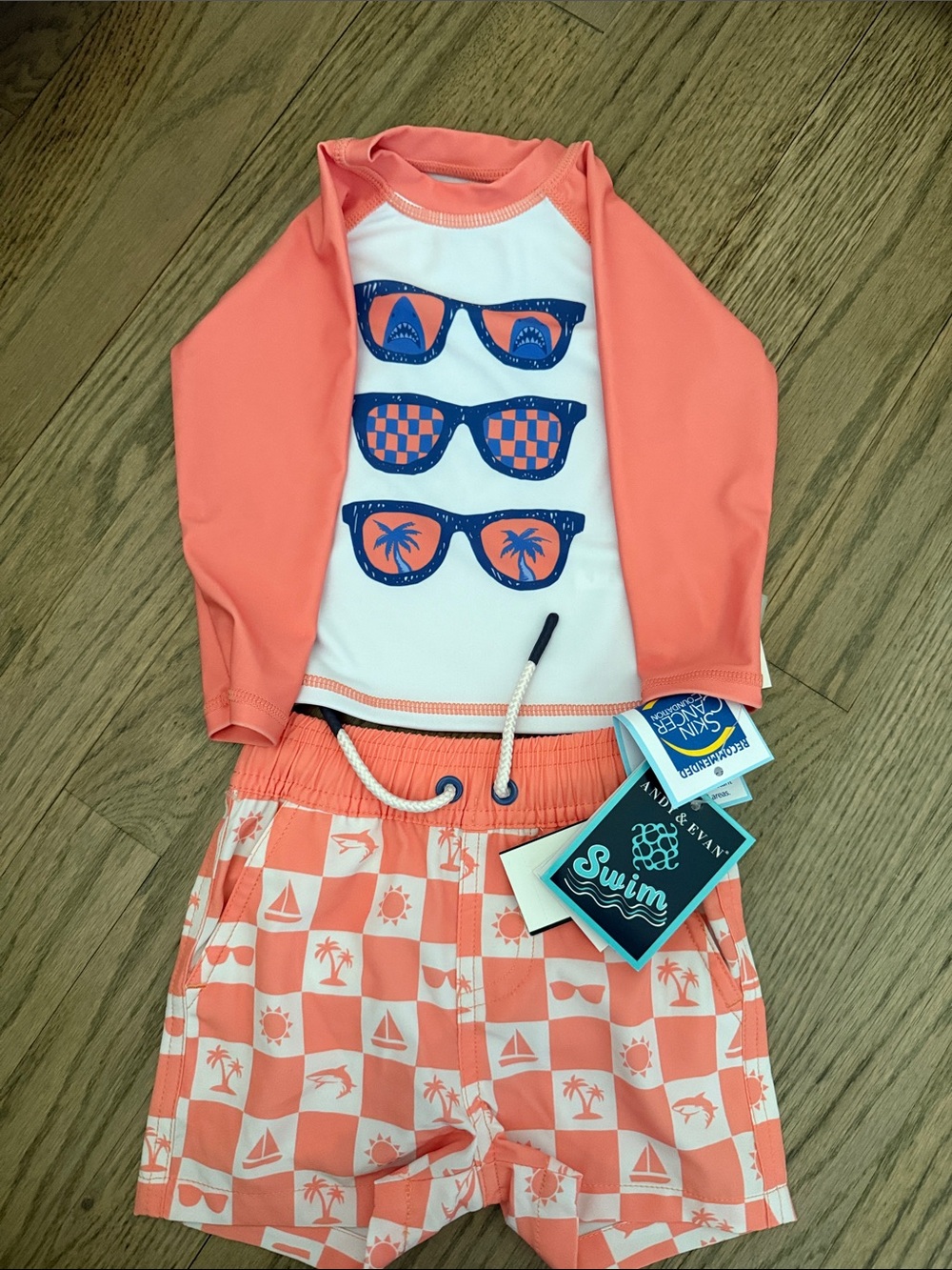Baby boy 2 piece swim set